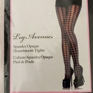 Houndstooth tights